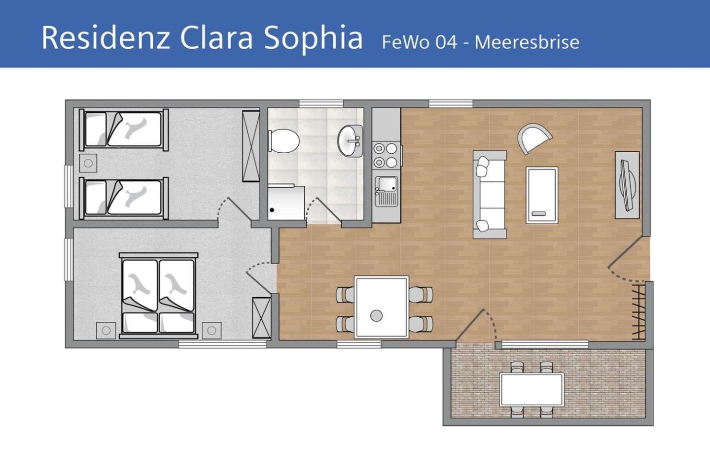 Ferienwohnung Meeresbrise In Der Residenz Clara Sophia Binz Buitenkant foto