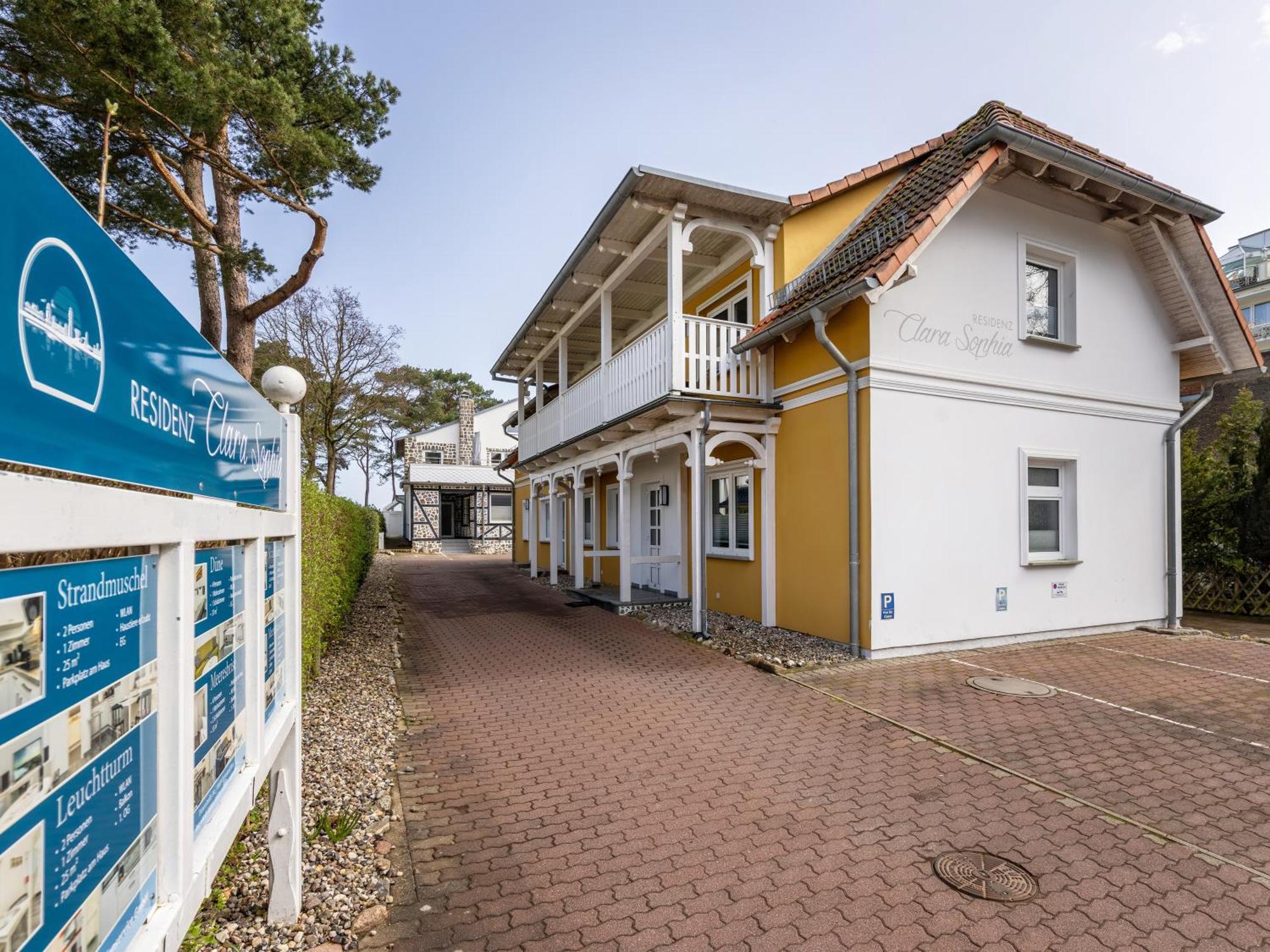 Ferienwohnung Meeresbrise In Der Residenz Clara Sophia Binz Buitenkant foto